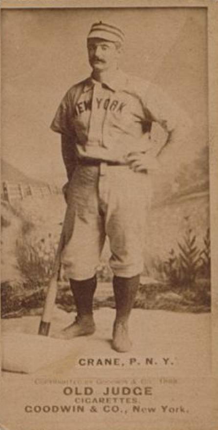 1887 Old Judge Crane, P. N.Y. #96-3a Baseball Card