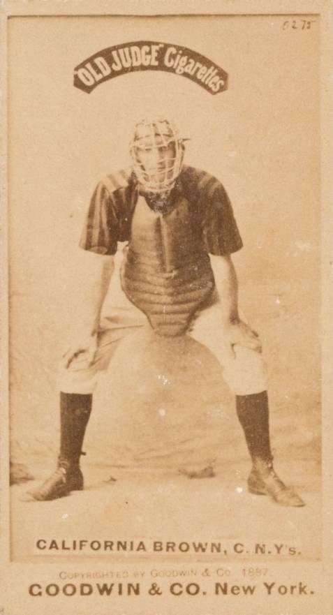 1887 Old Judge California Brown, C. N.Y's #45-5a Baseball Card