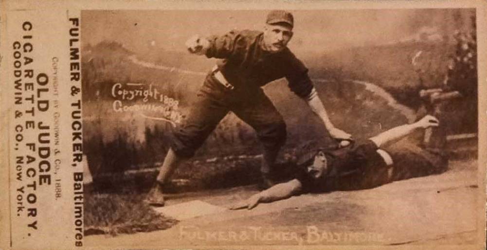 1887 Old Judge Fulmer & Tucker, Baltimores #175-6a Baseball Card