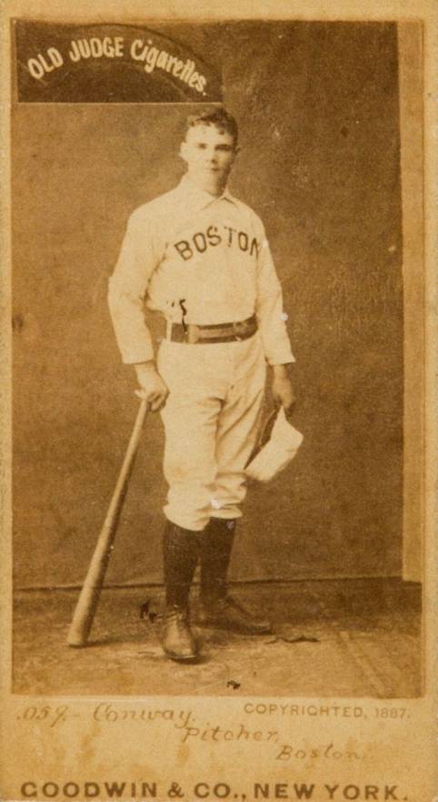1887 Old Judge Conway, Pitcher, Boston #89-5b Baseball Card