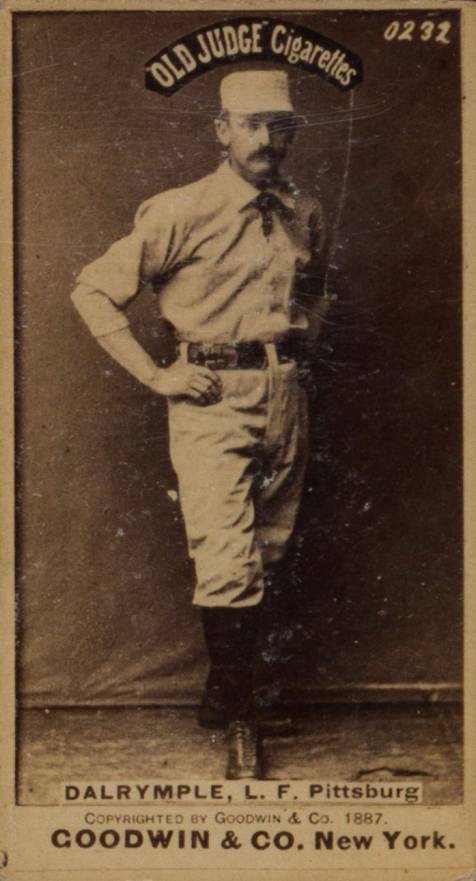 1887 Old Judge Dalrymple, L.F., Pittsburg #113-2a Baseball Card