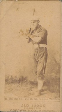 1887 Old Judge C. Crooks, 2d B. St. Louis Whites #99-2a Baseball Card