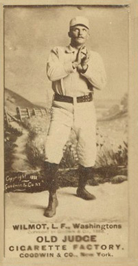 1887 Old Judge Wilmot, L.F., Washingtons #504-4a Baseball Card