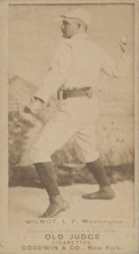 1887 Old Judge Wilmot, L.F. Washington #504-5b Baseball Card