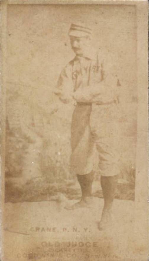 1887 Old Judge Crane, P. N.Y. #96-2a Baseball Card