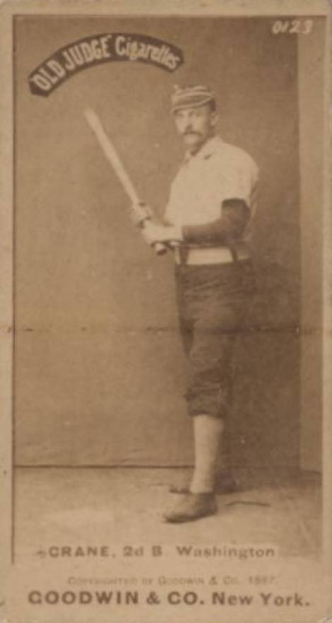1887 Old Judge Crane, 2d B. Washington #97-1a Baseball Card