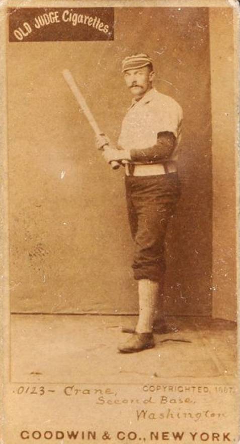 1887 Old Judge Crane, Second Base, Washington #97-1b Baseball Card