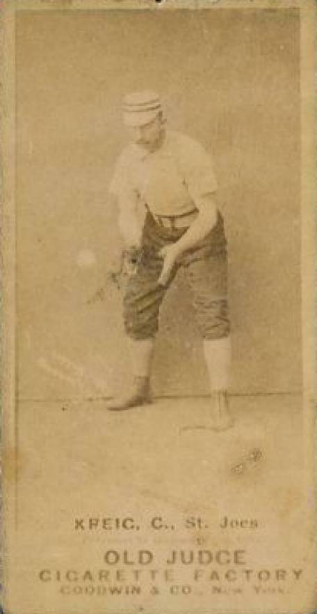 1887 Old Judge Krieg, C., St. Joes #269-2d Baseball Card