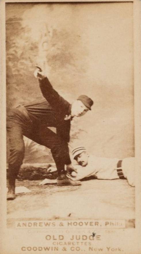 1887 Old Judge Andrews & Hoover, Phila #9-6a Baseball Card