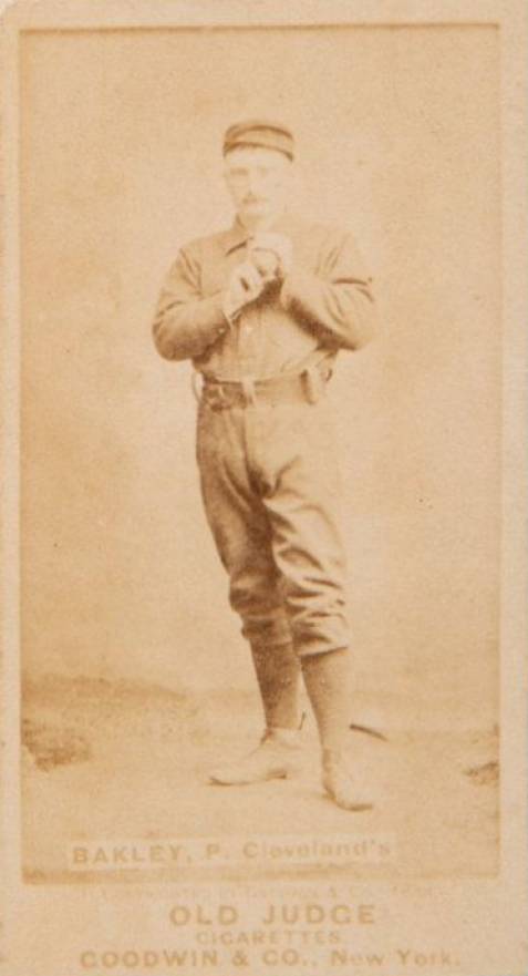 1887 Old Judge Bakley, P. Cleveland's #14-1b Baseball Card