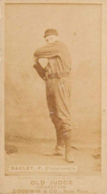 1887 Old Judge Bakley, P. Cleveland's #14-2a Baseball Card