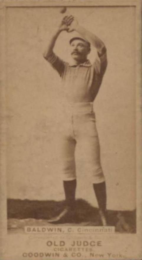 1887 Old Judge Baldwin, C. Cincinnati #16-5a Baseball Card