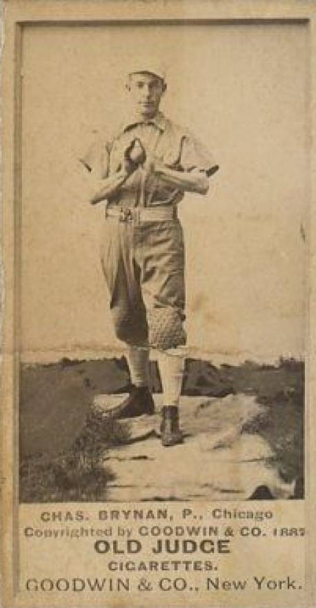 1887 Old Judge Chas. Brynan, P., Chicago #47-1a Baseball Card