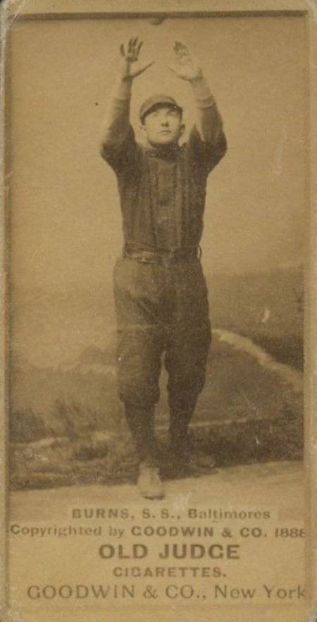 1887 Old Judge Burns, S.S., Baltimores #58-3a Baseball Card