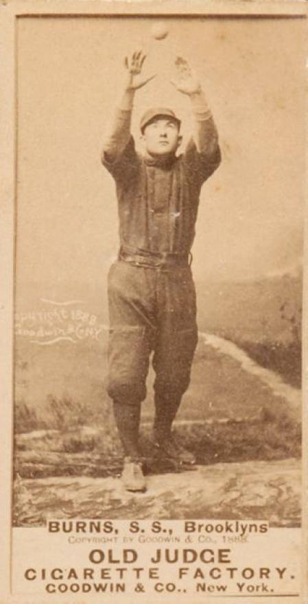 1887 Old Judge Burns, S.S., Brooklyns #58-3b Baseball Card