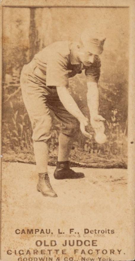 1887 Old Judge Campau, L.F., Detroits #62-4a Baseball Card