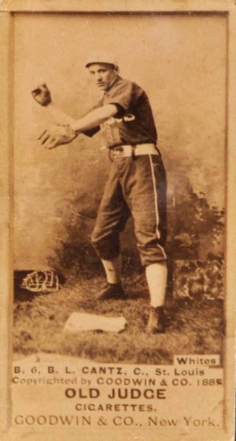 1887 Old Judge B.6, B.L. Cantz, C., St. Louis Whites #64-5a Baseball Card