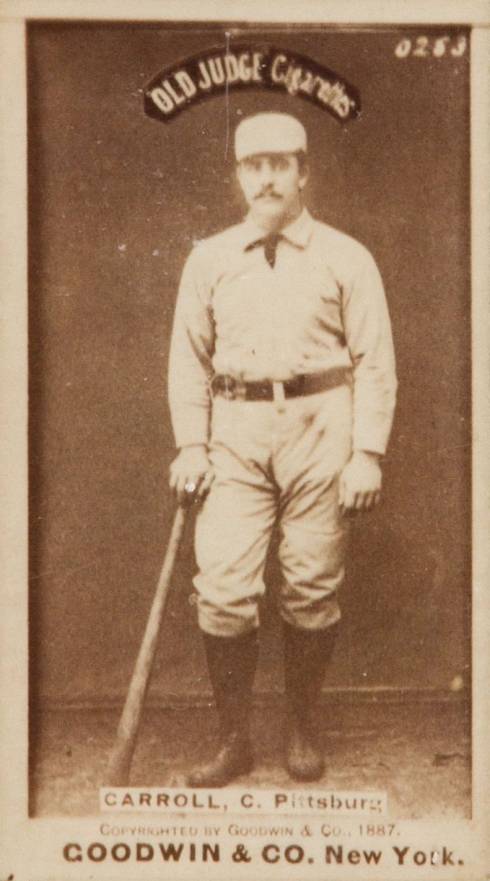 1887 Old Judge Carroll, C. Pittsburg #69-3a Baseball Card