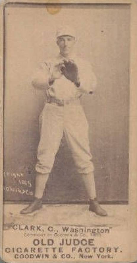 1887 Old Judge Clark, C., Washington #75-2b Baseball Card