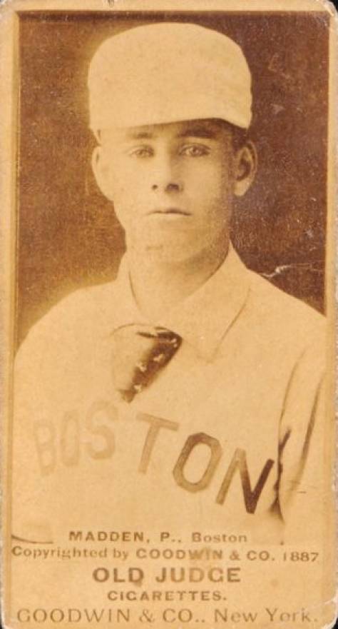 1887 Old Judge Madden, P., Boston #288-1b Baseball Card