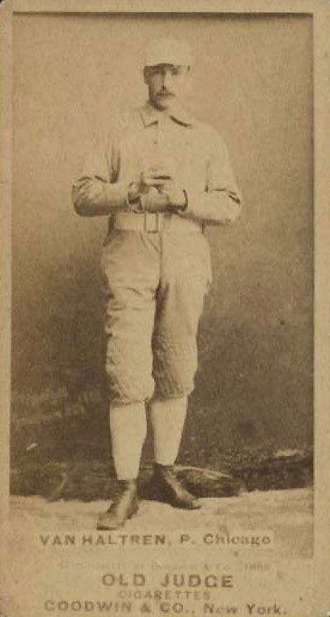 1887 Old Judge Van Haltren, P. Chicago #471-3a Baseball Card