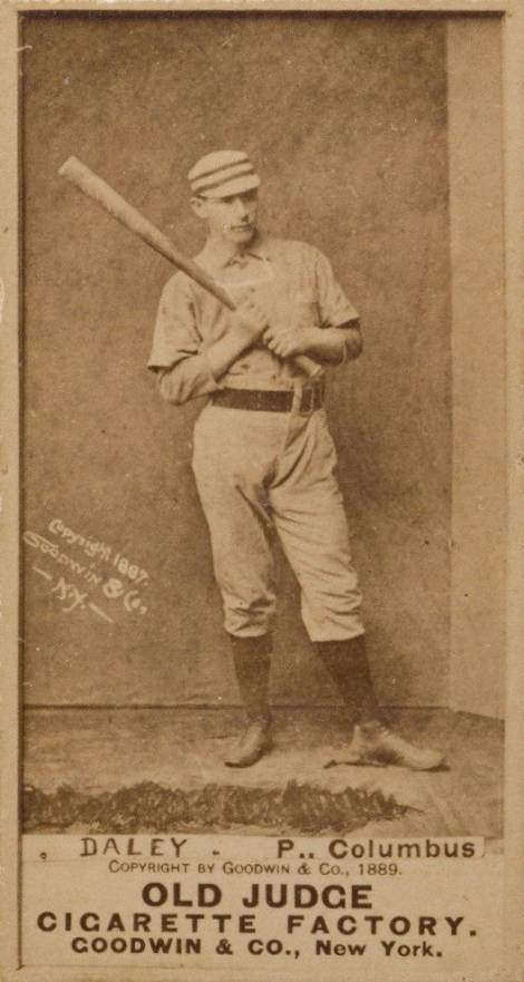 1887 Old Judge Daley., Columbus #110-3d Baseball Card