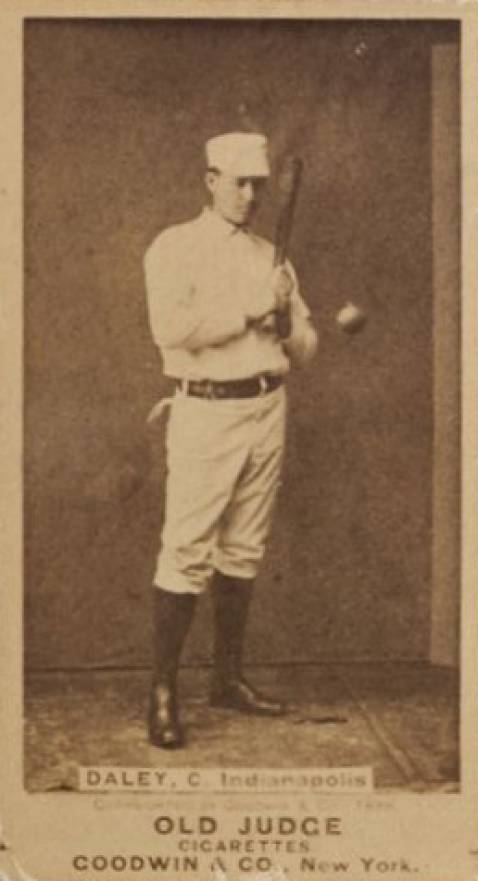 1887 Old Judge Daley C., Indianapolis #112-5a Baseball Card