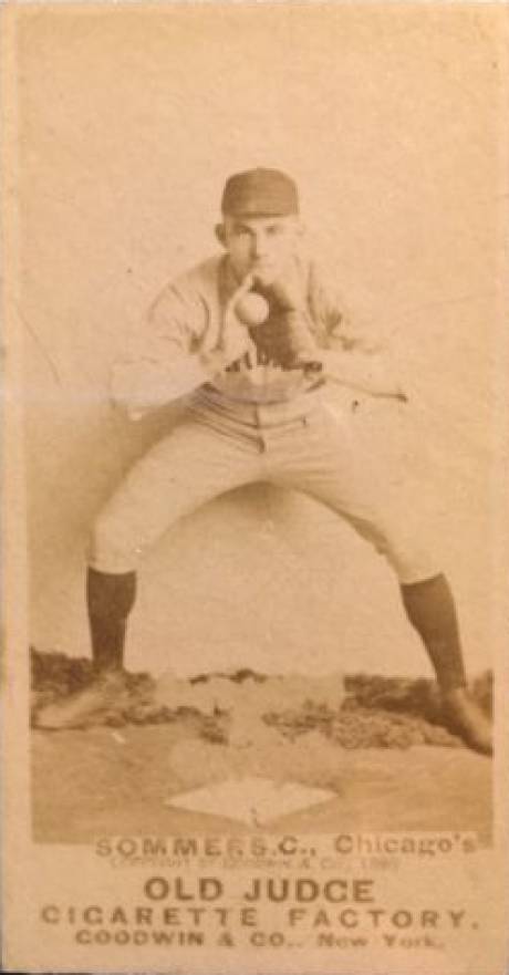 1887 Old Judge Sommers, C., Chicago's #430-2a Baseball Card