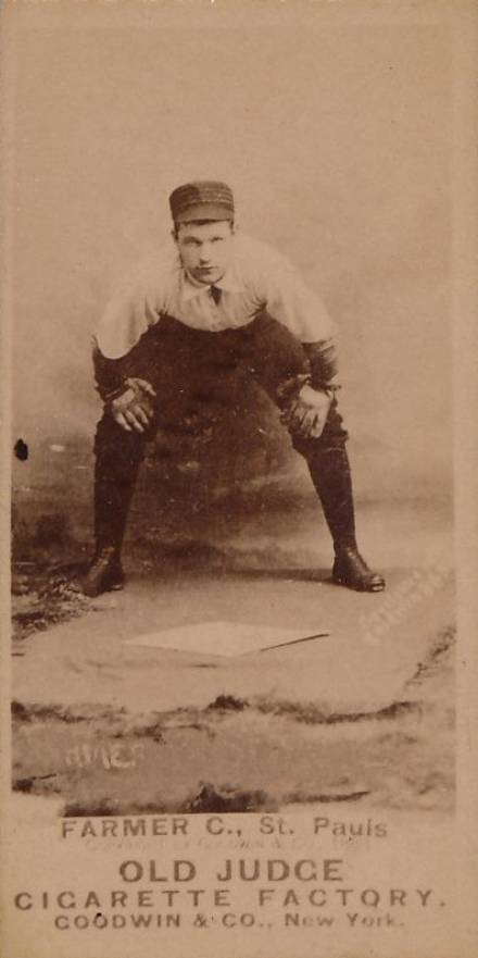 1887 Old Judge Farmer, C., St. Pauls #152-2d Baseball Card