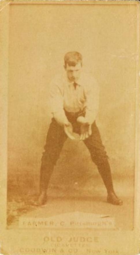 1887 Old Judge Farmer, C. Pittsburgh's #152-3a Baseball Card
