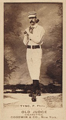 1887 Old Judge Tyng, P. Phila #469-5a Baseball Card