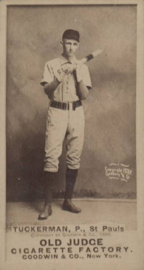 1887 Old Judge Tuckerman, P., St. Pauls #466-1b Baseball Card