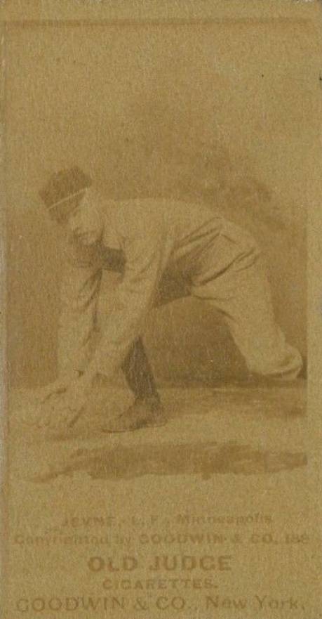 1887 Old Judge Jevne, L.F., Minneapolis #246-4a Baseball Card