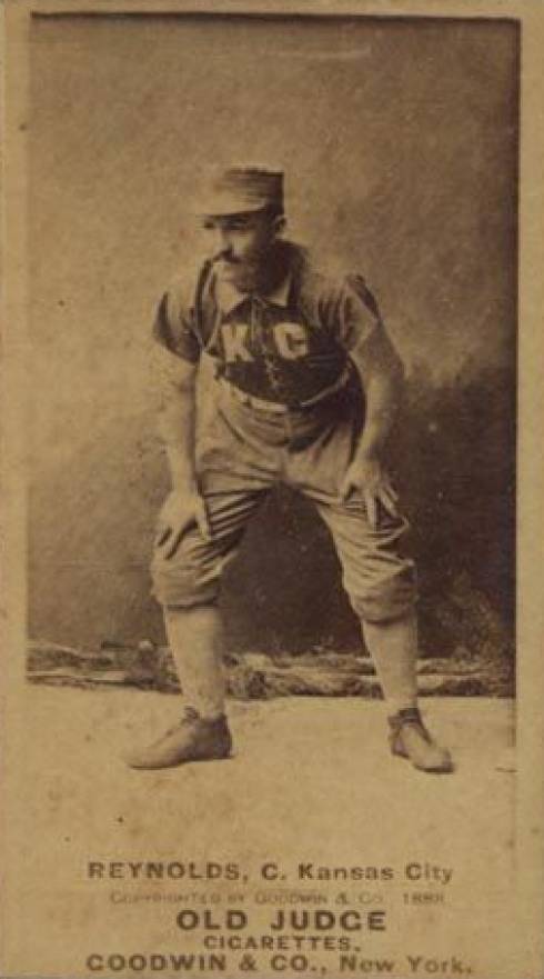 1887 Old Judge Reynolds, C. Kansas City #383-1a Baseball Card