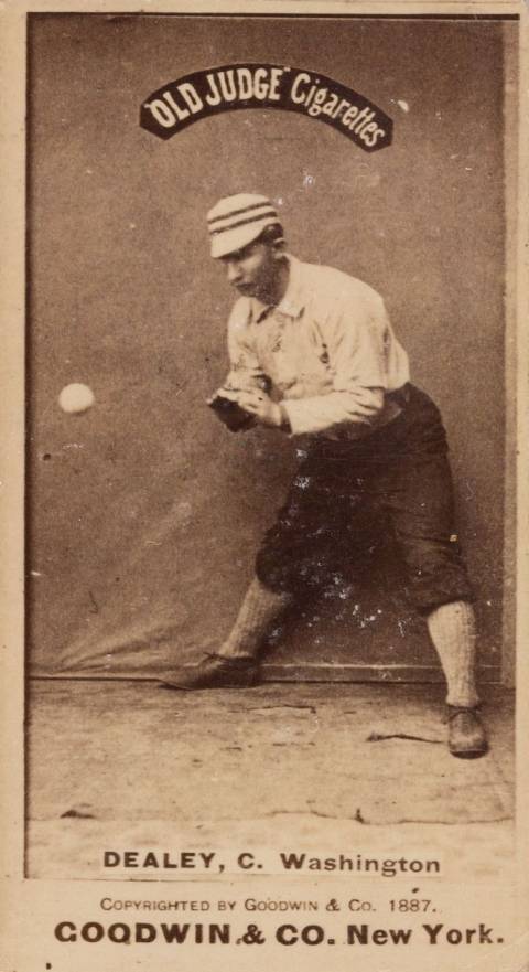 1887 Old Judge Dealey, C. Washington #120-2a Baseball Card