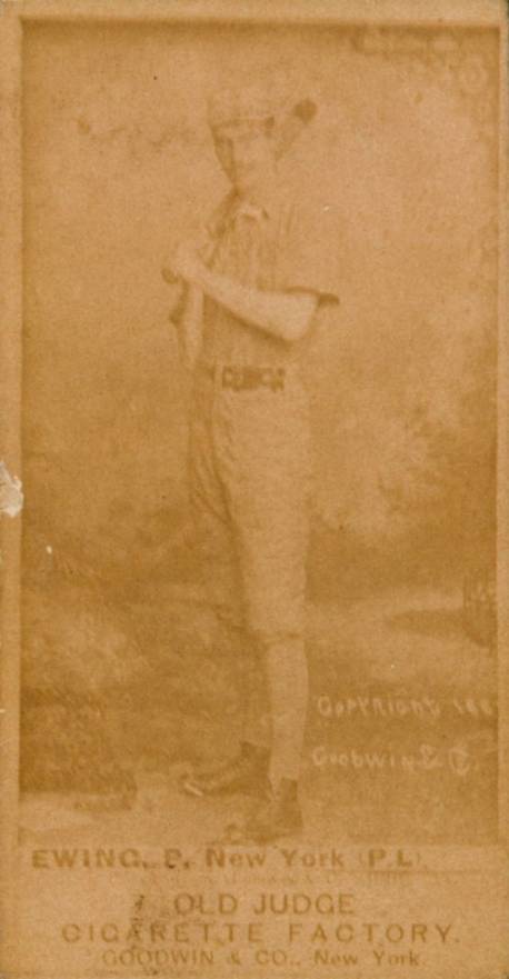 1887 Old Judge Ewing, P., New York (PL) #148-1b Baseball Card