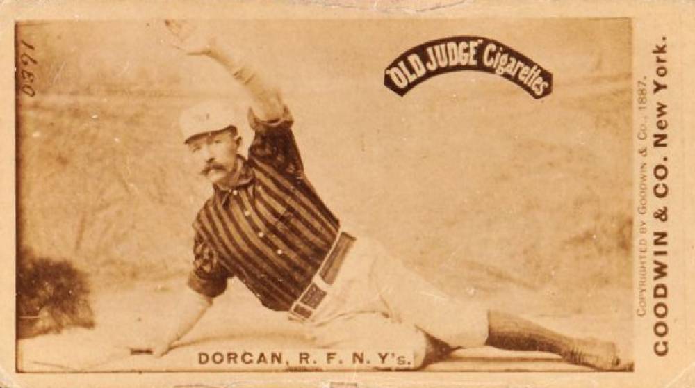 1887 Old Judge Dorgan, R.F. N.Y.'s. #132-1a Baseball Card