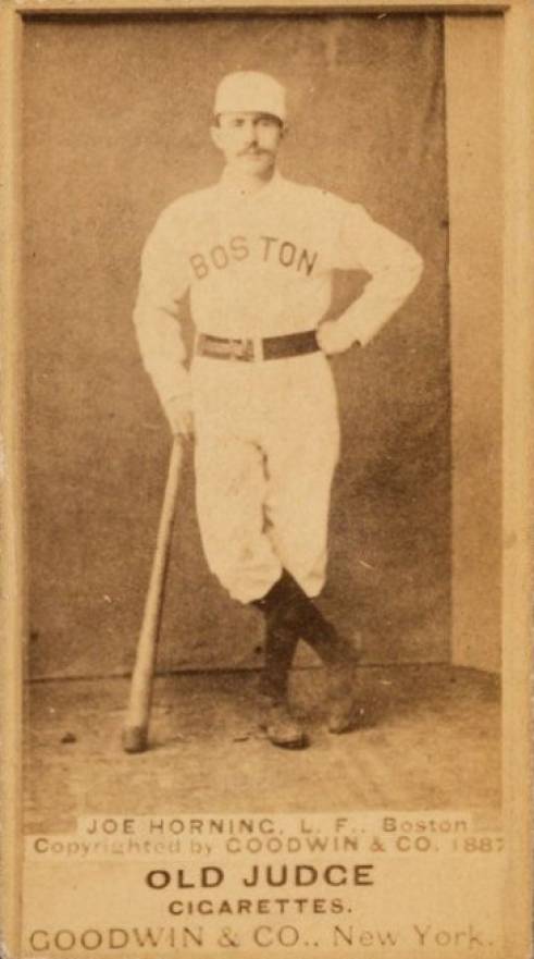 1887 Old Judge Joe Hornung, L.F., Boston. #235-4c Baseball Card