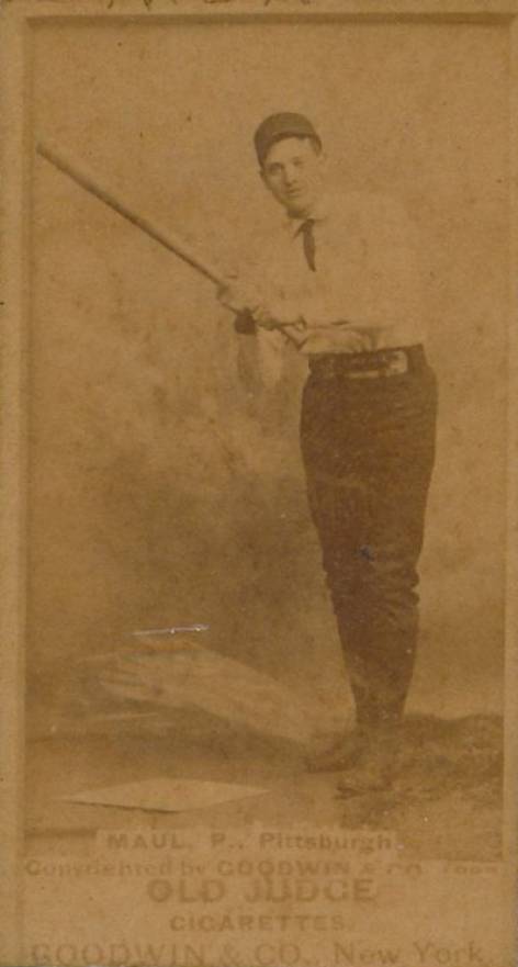 1887 Old Judge Maul, P., Pittsburgh #298-2b Baseball Card