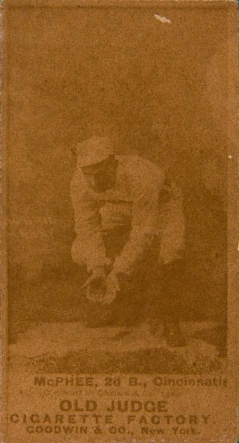 1887 Old Judge McPhee, 2d B., Cincinnatis #317-3c Baseball Card