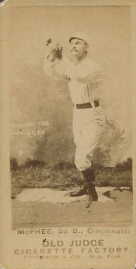 1887 Old Judge McPhee, 2d B. Cincinnatti #317-4c Baseball Card