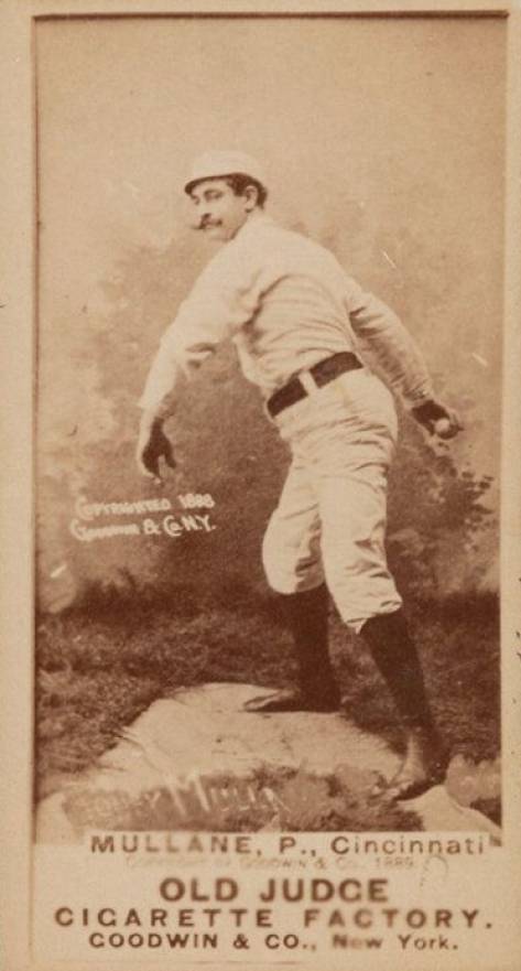 1887 Old Judge Mullane, P., Cincinnati #331-3b Baseball Card