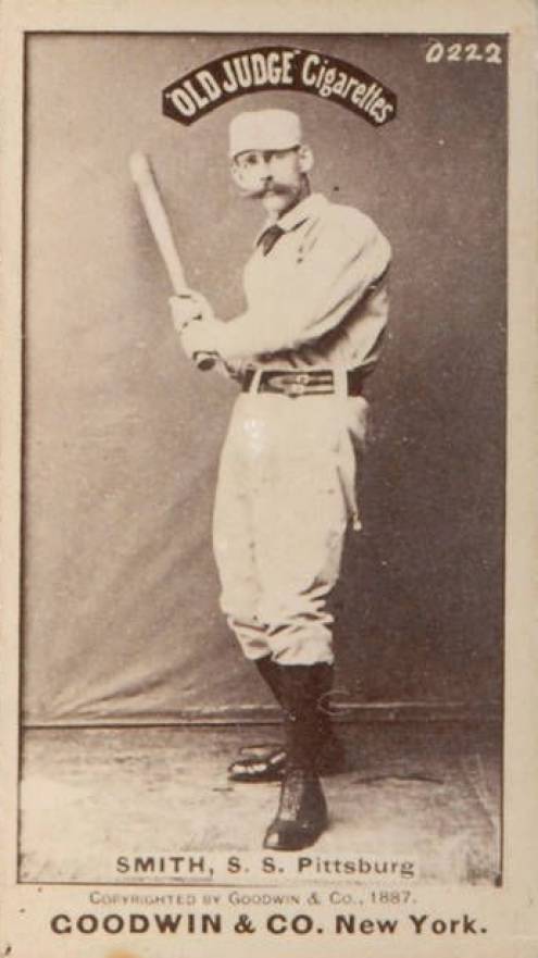 1887 Old Judge Smith, S.S., Pittsburg #426-2b Baseball Card
