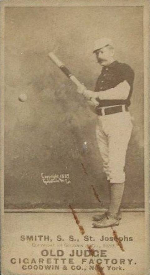 1887 Old Judge Smith, S.S., St. Josephs #427-6a Baseball Card