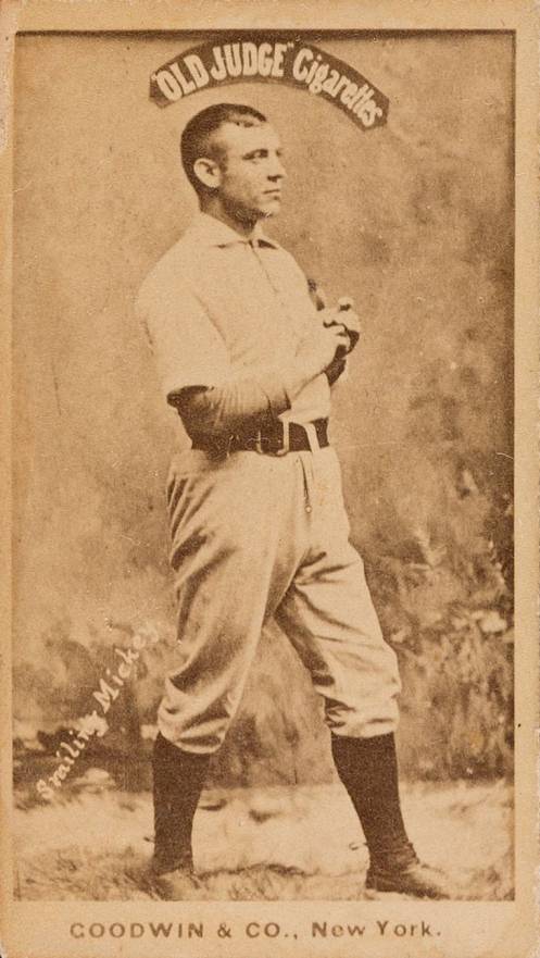 1887 Old Judge Smiling Mickey #486-3b Baseball Card