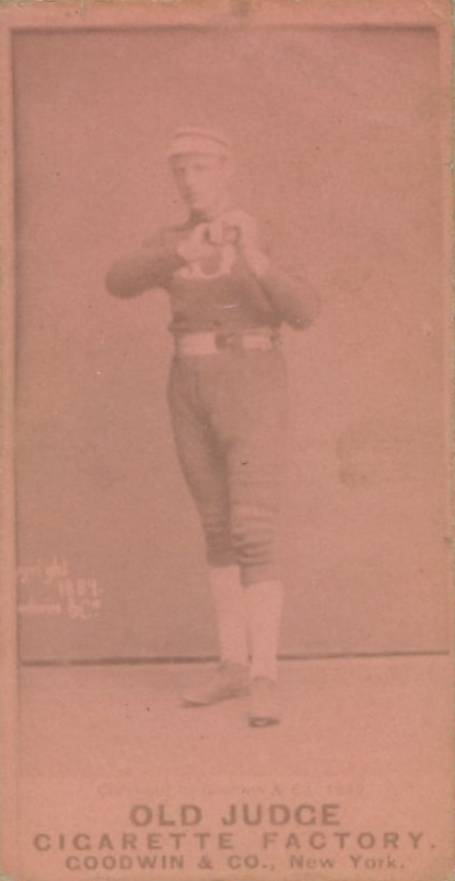 1887 Old Judge Hoffman, P., Denver #228-5a Baseball Card