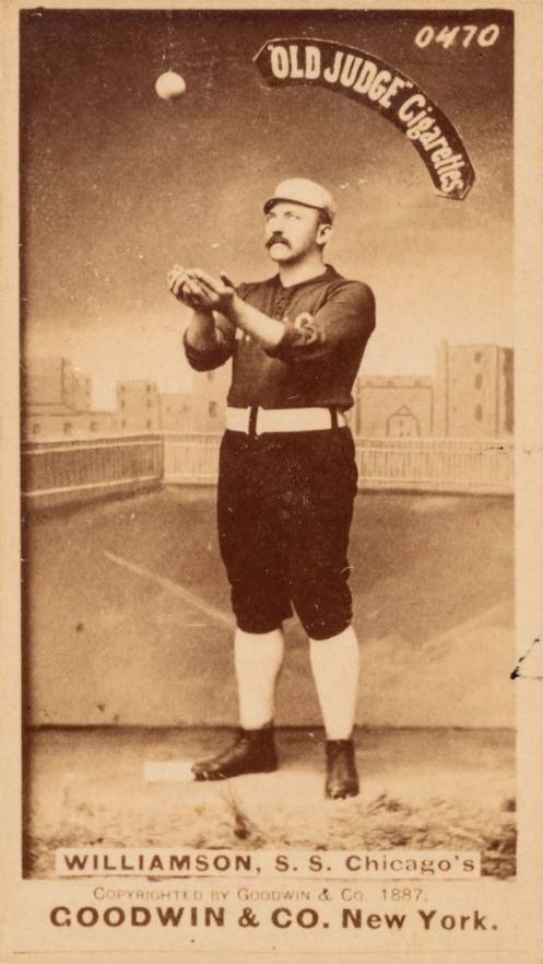 1887 Old Judge Williamson, S.S., Chicago's #502-2a Baseball Card