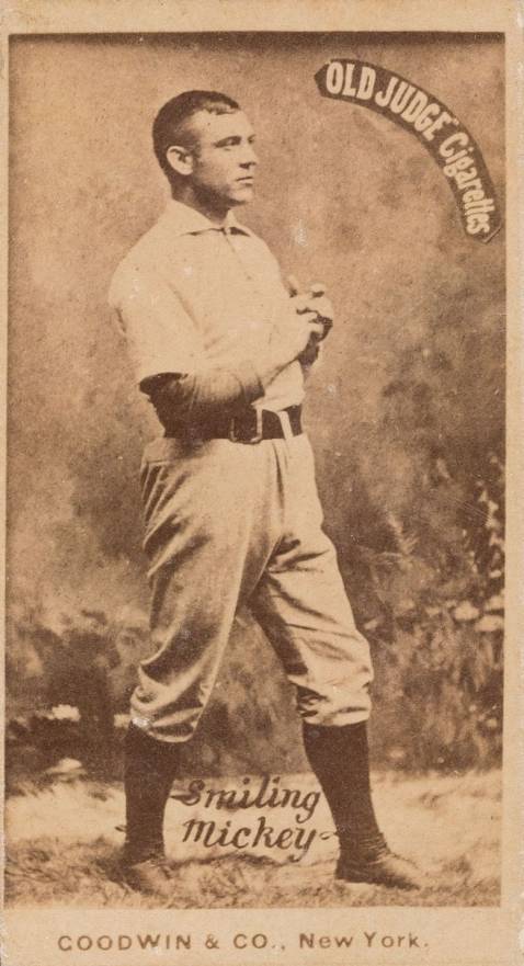 1887 Old Judge Smiling Mickey #486-3c Baseball Card