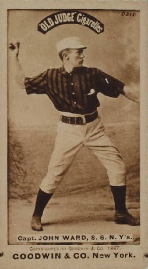 1887 Old Judge Capt. John Ward S.S. N.Y's #478-5a Baseball Card