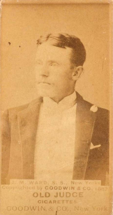 1887 Old Judge J.M. Ward, S.S., New Yorks #478-1c Baseball Card